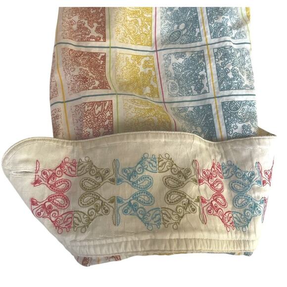 Robert Grahams Men’s Aztec Button Up Shirt Embroidered XL Flip Cuff Multicolor - Picture 7 of 16